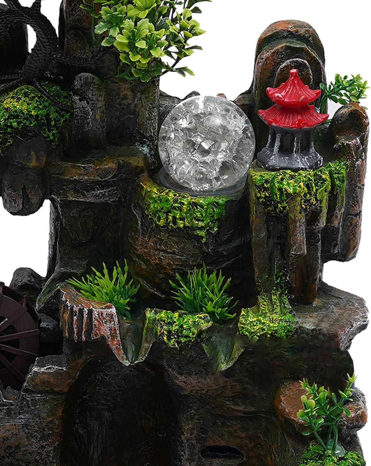 LEYSRIS Desktop Fountain with LED Light