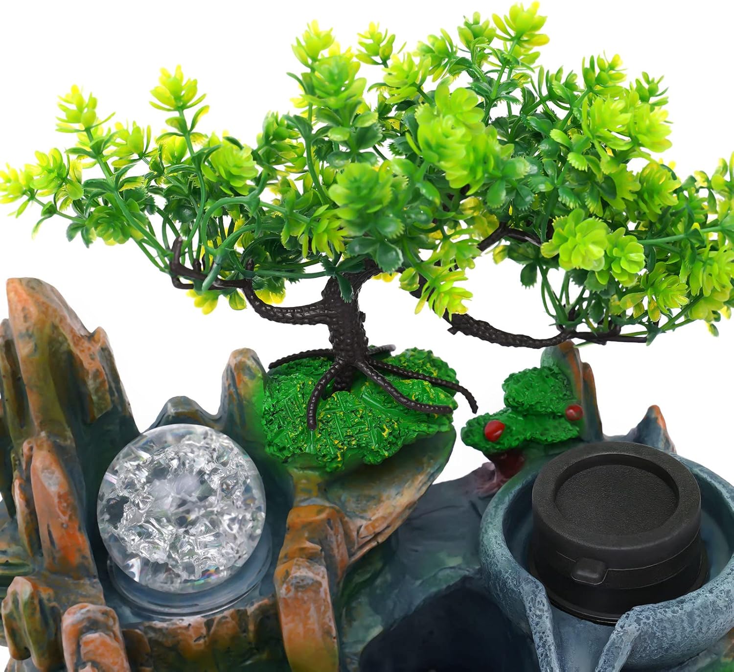 CaLaOCO Indoor Fountain Rockery with Atomizer and LED Light 1
