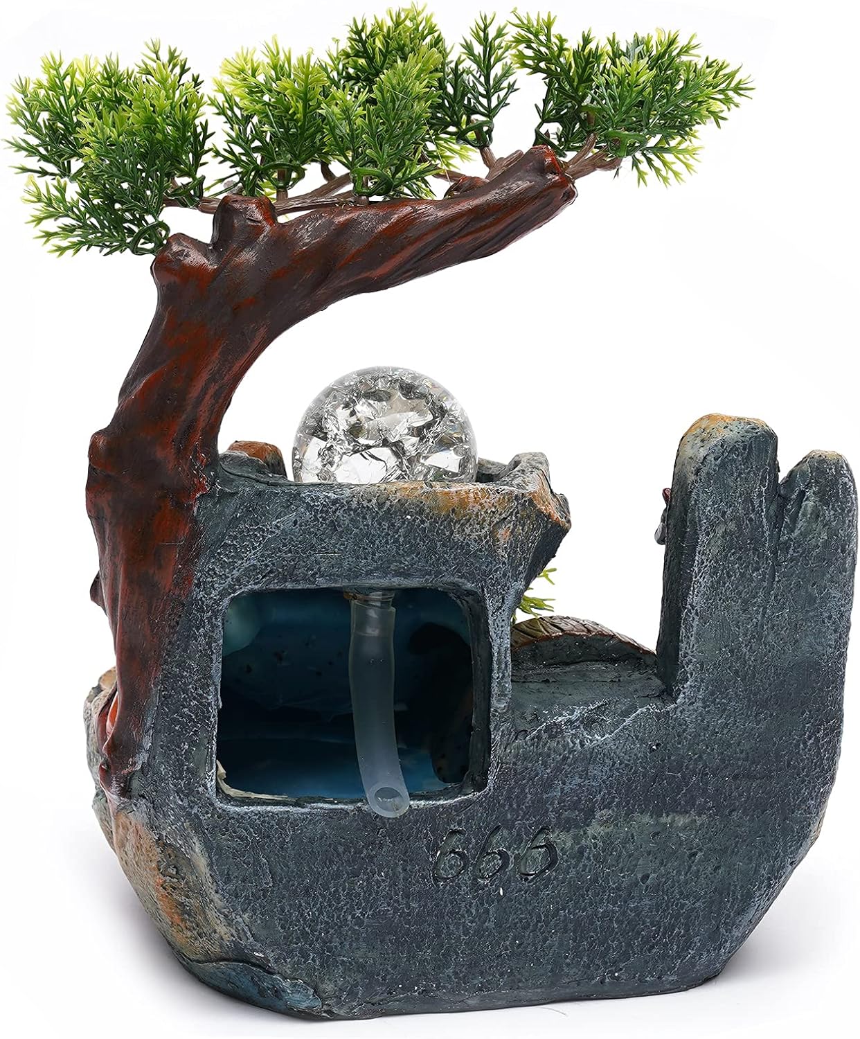 Mini Rockery Fountain Waterfall Indoor Desktop Ornament