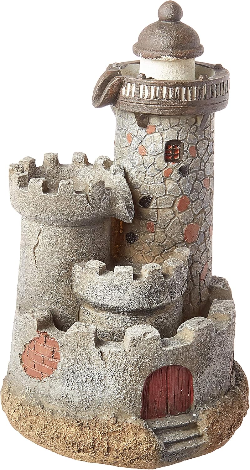Jeco Inc FCT109 Lighthouse Water Tabletop Fountain Multicolor