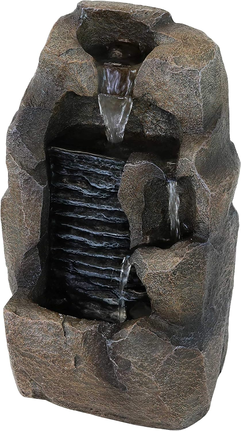 Sunnydaze Stony Rock 11-Inch Indoor Tabletop Fountain 1