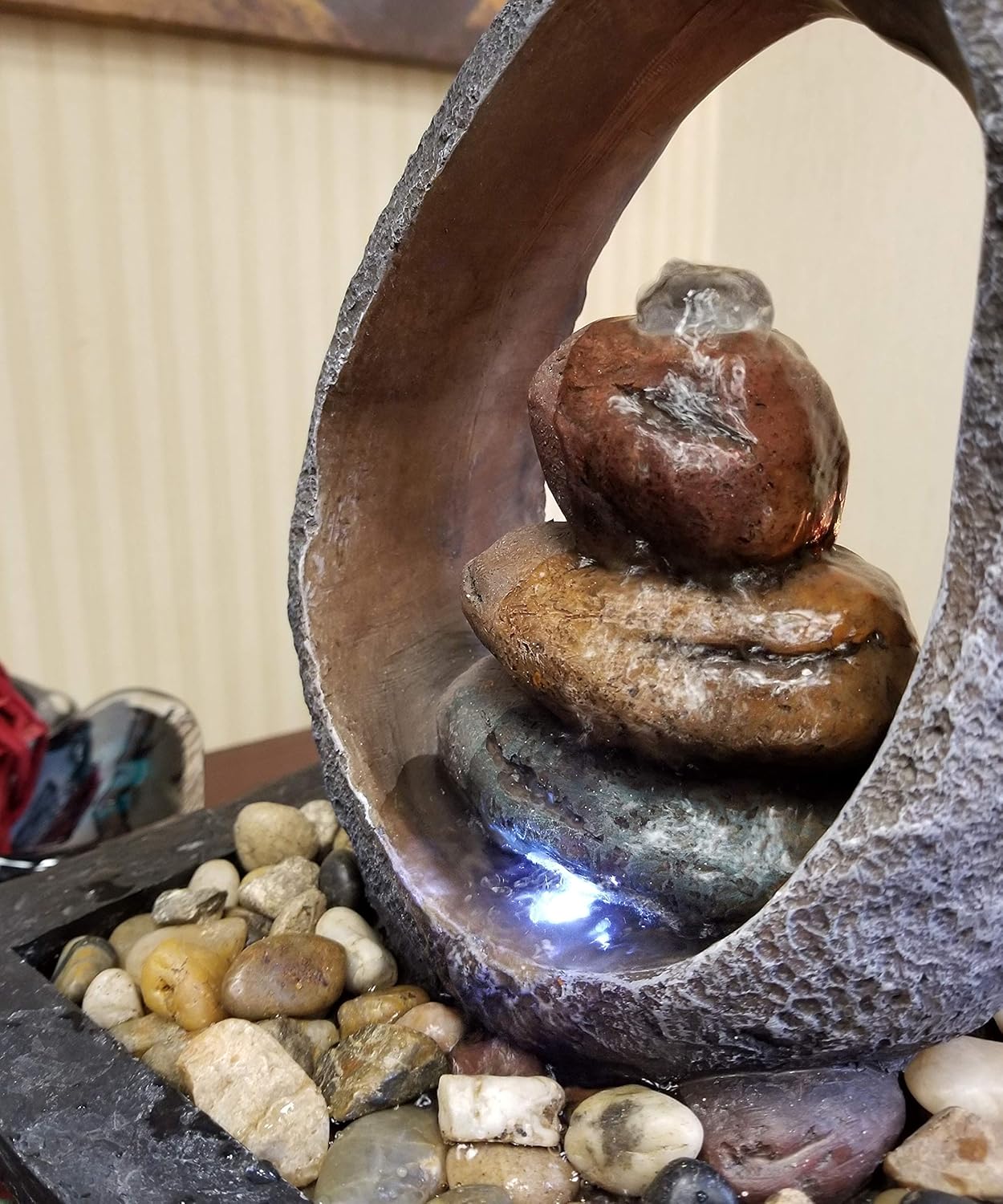 Danner Halo Meditation Fountain with LED Light